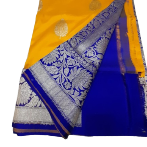 Golden Banarasi Saree