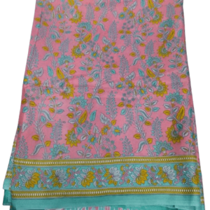 printed silk saree